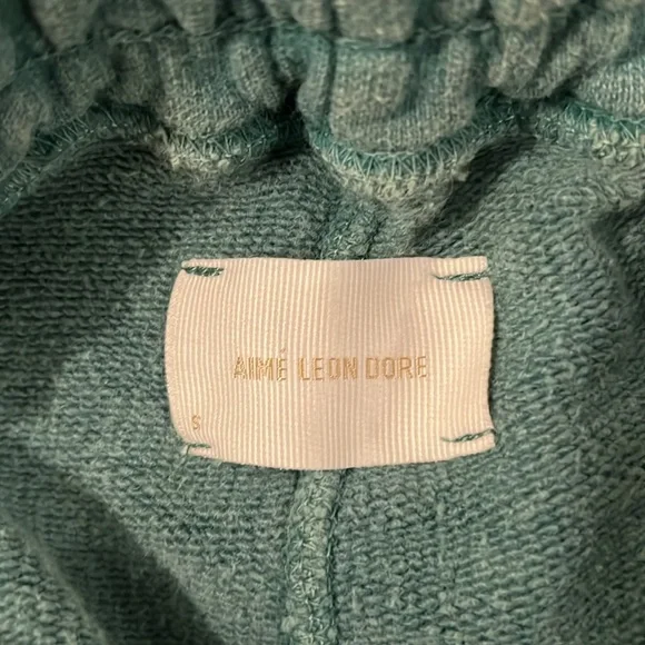 Aime Leon Dore Green Sweatpants small - Picture 4 of 4
